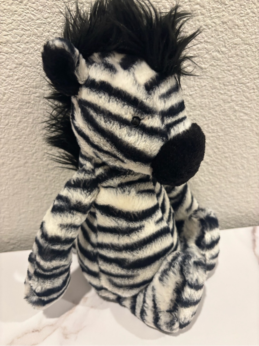 Jellycat Black and White Zebra Plush - Picture 9 of 11